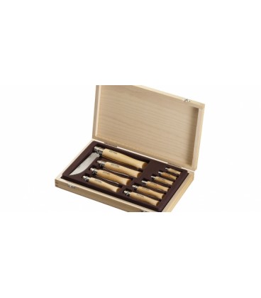 Opinel CAJA 10 PIEZAS inoxidable