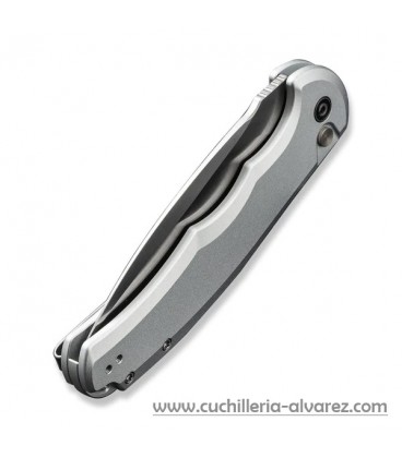 CIVIVI PRAXIS Button Lock Silver C18026E2