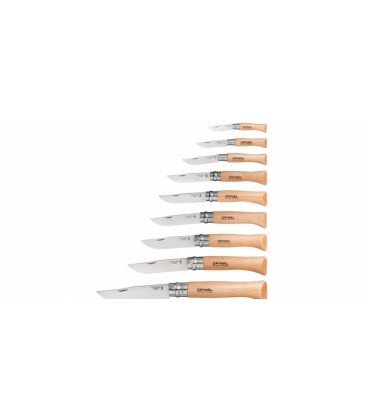 Opinel CAJA 10 PIEZAS inoxidable