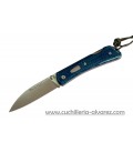 Navaja Nieto BULLET micarta yute azul Ref. 165-BLUE