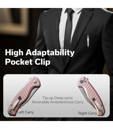 CIVIVI STORMHOWL Button Lock Pink CIVC23040B3