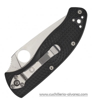 Spyderco TENACIOUS Linerlock Black C122PBK