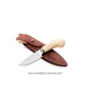 Cuchillo Lionsteel WL1 MW micarta blanca