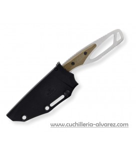Cuchillo Buck PAKLITE Field Knife OD GREEN MICARTA S35VN 631GRS