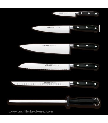 Juego de cuchillos 5 PZAS. SERIE RIVIERA + CHAIRA + TACO 234200
