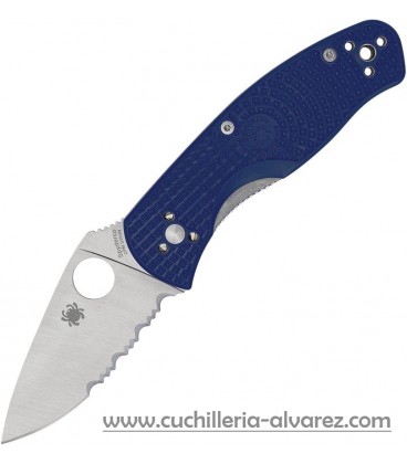 Spyderco Persistence FRN Blue Serrated C136PSBL