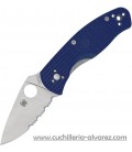 Spyderco Persistence FRN Blue Serrated C136PSBL