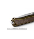 Navaja Lionsteel Skinny Aluminium Green SK01AGS