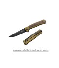 Navaja Lionsteel Skinny Aluminium Green SK01AGB