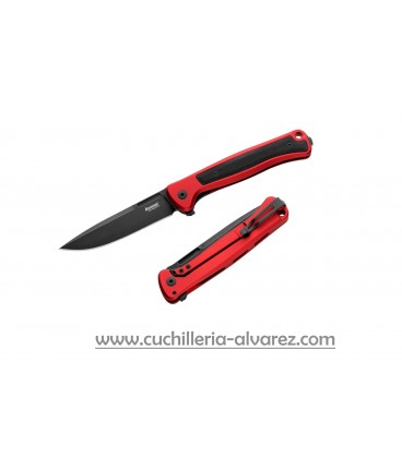 Navaja Lionsteel Skinny Aluminium Red SK01ARB