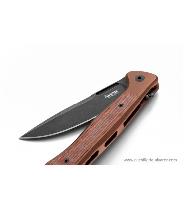 Navaja Lionsteel Skinny Aluminium Earth SK01AEB