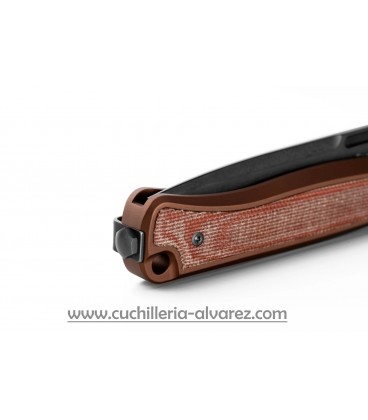 Navaja Lionsteel Skinny Aluminium Earth SK01AEB