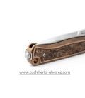 Navaja Lionsteel Skinny Titanium Bronce SK01BR