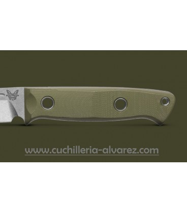 Cuchillo Benchmade BUSHCRAFTER OD GREEN G10 163-1