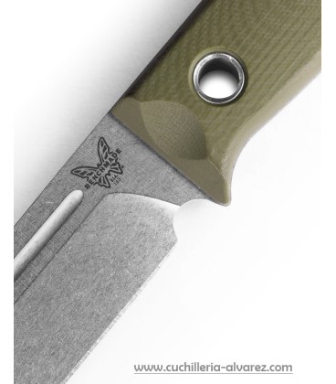 Cuchillo Benchmade BUSHCRAFTER OD GREEN G10 163-1