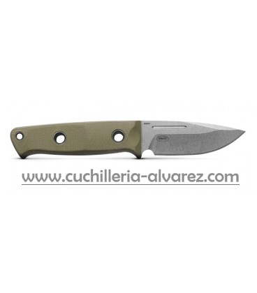 Cuchillo Benchmade MINI BUSHCRAFTER OD GREEN G10 165-1