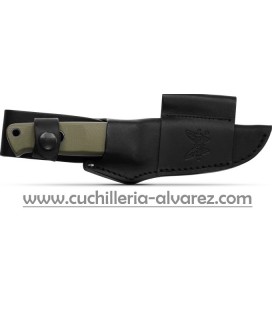 Cuchillo Benchmade MINI BUSHCRAFTER OD GREEN G10 165-1