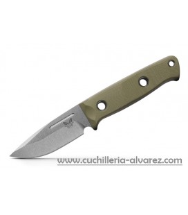 Cuchillo Benchmade MINI BUSHCRAFTER OD GREEN G10 165-1