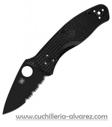 Navaja Spyderco Persistence Lightweight Black Serrated C136PSBBK