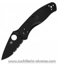 Navaja Spyderco Persistence Lightweight Black Serrated C136PSBBK