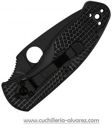 Navaja Spyderco Persistence Lightweight Black Serrated C136PSBBK