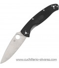 Navaja Spyderco Resilience FRN BLACK PLAIN C142PBK