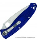 Navaja Spyderco RESILIENCE FRN BLUE CPMS35V PLAIN C142PBL