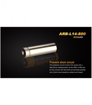 Bateria Fenix 14500 Arb-L14-800