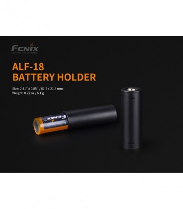 Adaptador de bateria Fenix de 21700 a 18650 ALF-18