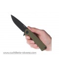 Navaja ACTA NON VERBA Z100 Knives DLC BLACK G10 OLIVE Z100-024