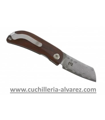 Navaja Mcusta PETIT Ironwood Limited Edition Damascus MC-0214D