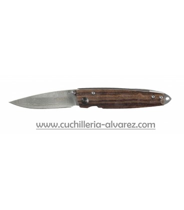 Navaja Mcusta SHINRA EMOTION Ironwood/Damascus MC-0077DI