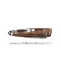 Navaja Mcusta SHINRA EMOTION Ironwood/Damascus MC-0077DI