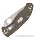 Navaja Spyderco Tenacious G-10 BROWN Serrated CPM M4 C122GBNM4PS