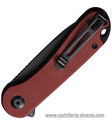 CIVIVI ELEMENTUM Linerlock Burgundy CIVC907A1