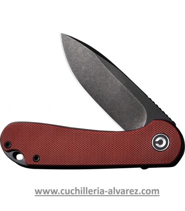 CIVIVI ELEMENTUM Linerlock Burgundy CIVC907A1