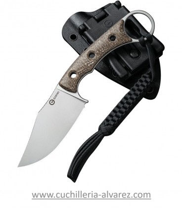 Cuchillo CIVIVI Midwatch Fixed Blade Brown 20059B2