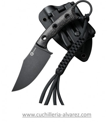Cuchillo CIVIVI Midwatch Fixed Blade Black 20059B1