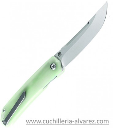 Navaja Kansept Knives Hazakura Linerlock Jade G10 KT1019C3