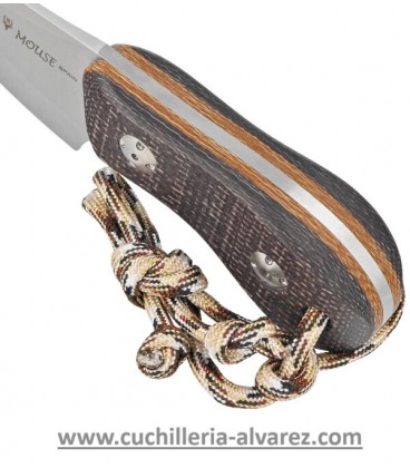 Cuchillo Muela MOUSE-7M micarta marron
