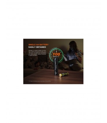 Linternas Fenix E12R-V3.0 negra