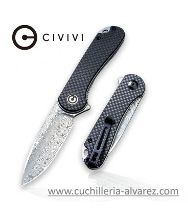 CIVIVI ELEMENTUM Linerlock Damascus CIVC907DS