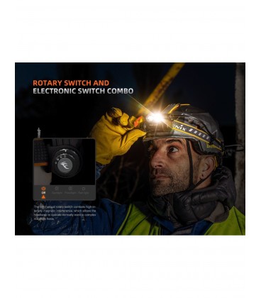 Frontal Fénix HM75R 1600 lúmenes (Fabricada en magnesio)