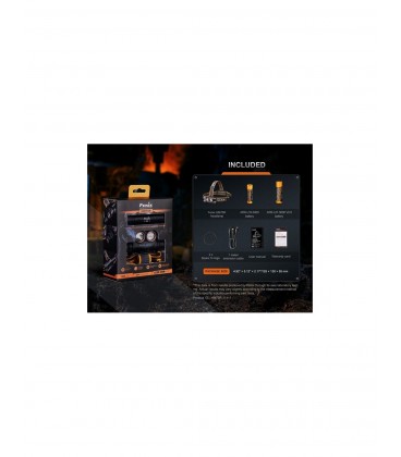 Frontal Fénix HM75R 1600 lúmenes (Fabricada en magnesio)