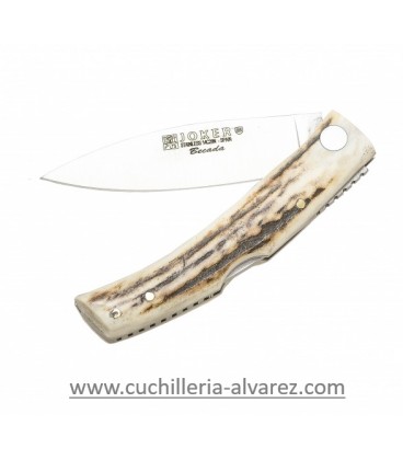 Navaja Joker BECADA Asta de ciervo NC-153