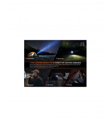 Linterna Fénix E28R V2.0 negra 1700 Lúmenes