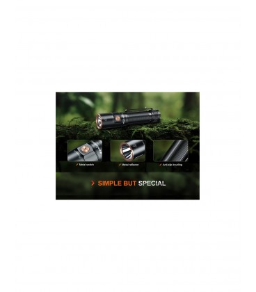 Linterna Fénix E28R V2.0 negra 1700 Lúmenes