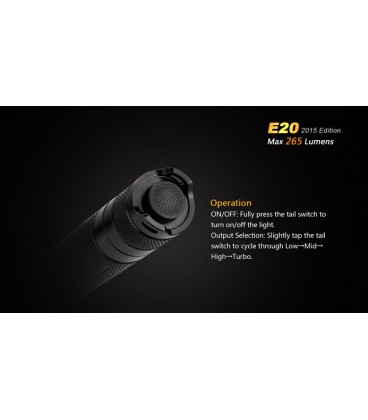 Linterna Fenix E20