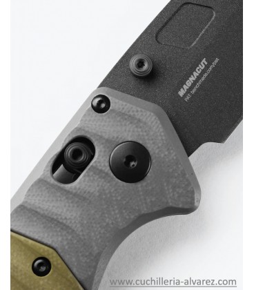 Benchmade PSK 593BK GRAY & OD GREEN G10 593BK
