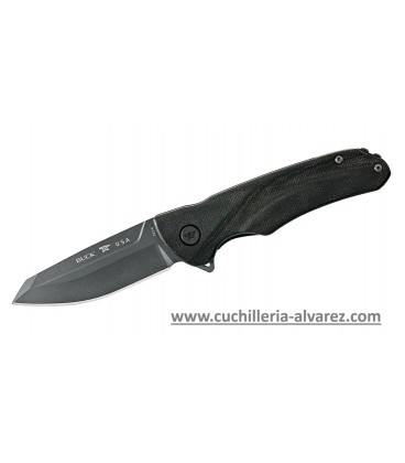 Buck Sprint Ops Linerlock Micarta negra 843BKS